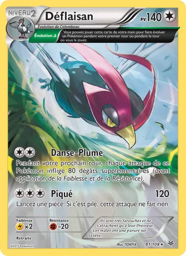 Déflaisan – carte Pokémon TCG Rare n°81