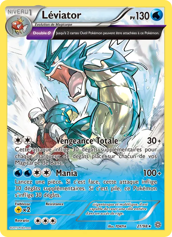 Léviator – carte Pokémon TCG Rare n°21