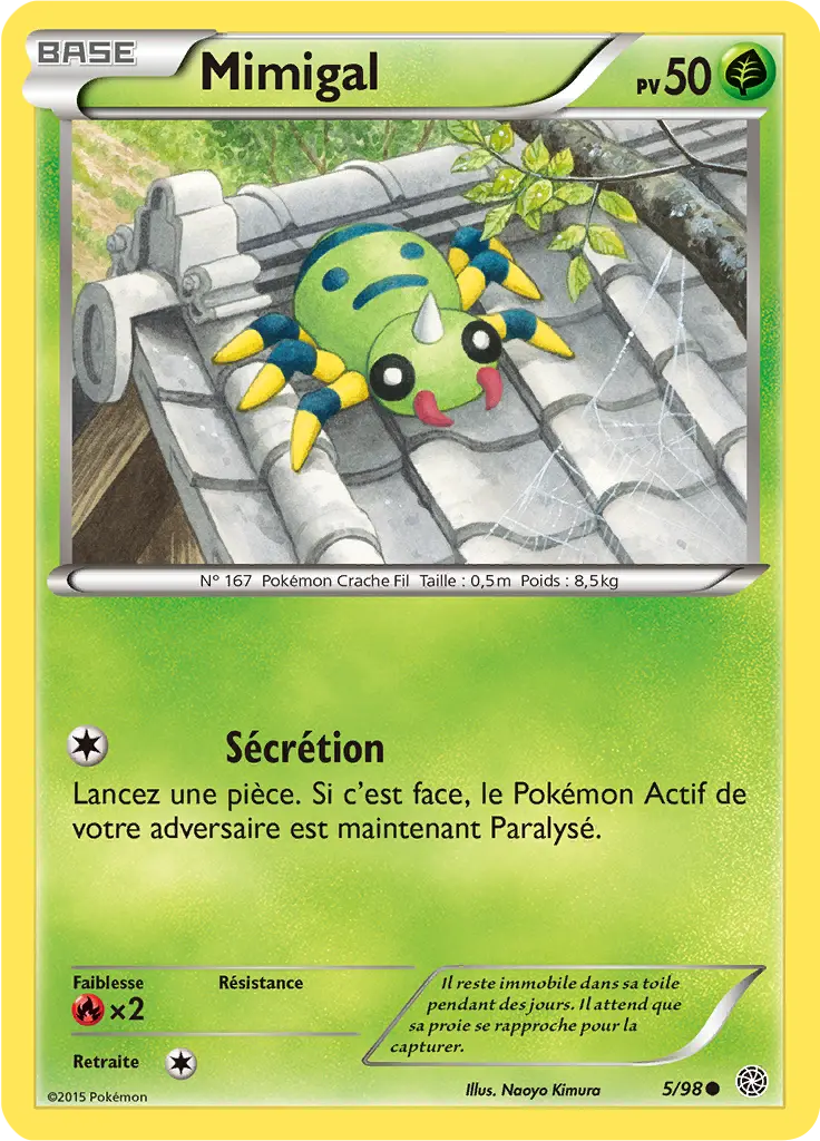 Mimigal – carte Pokémon TCG Commune n°5