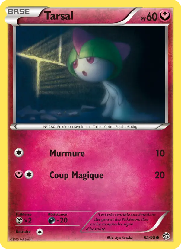 Tarsal – carte Pokémon TCG Commune n°52