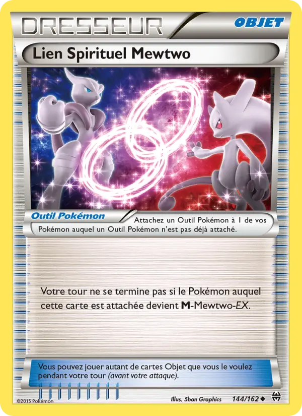Lien Spirituel Mewtwo – carte Pokémon TCG Peu Commune n°144