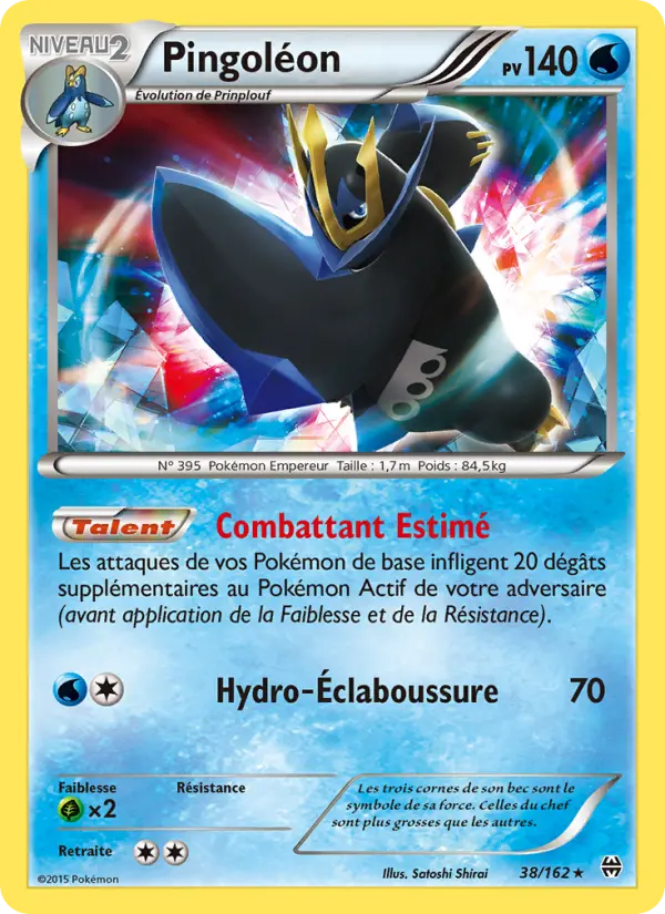 Pingoléon – carte Pokémon TCG Rare n°38