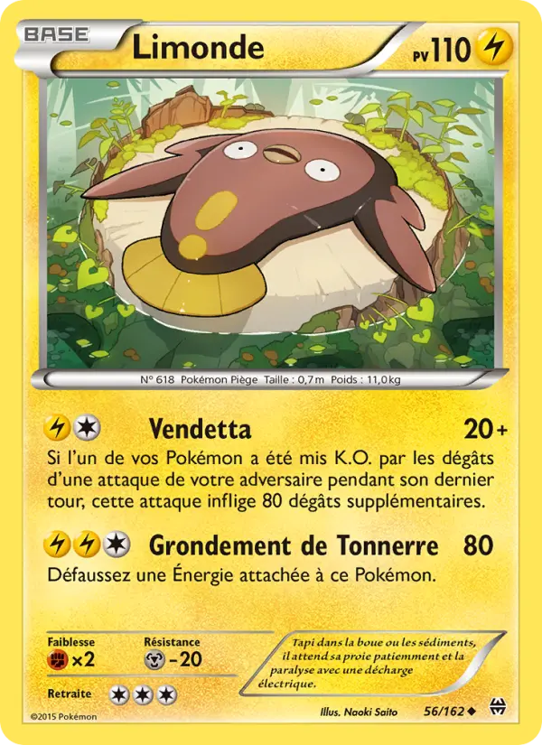 Limonde – carte Pokémon TCG Peu Commune n°56