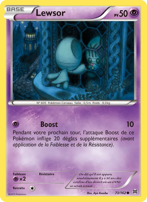 Lewsor – carte Pokémon TCG Commune n°73