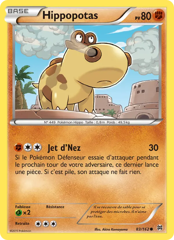 Hippopotas – carte Pokémon TCG Commune n°83