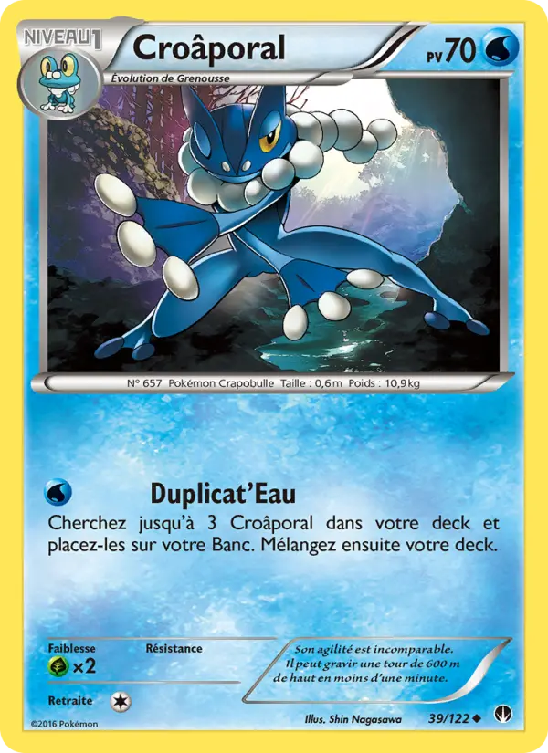 Croâporal – carte Pokémon TCG Peu Commune n°39