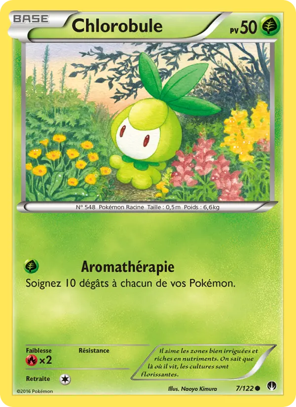 Chlorobule – carte Pokémon TCG Commune n°7