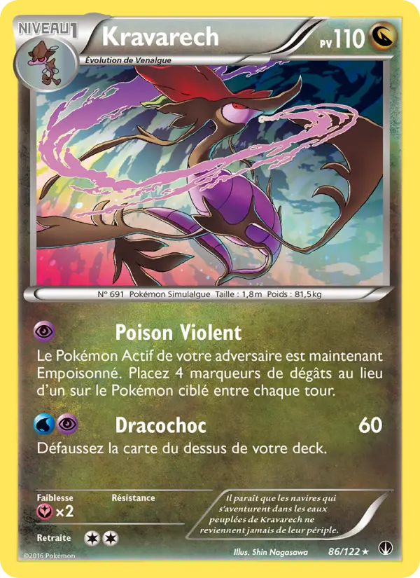Kravarech – carte Pokémon TCG Rare n°86